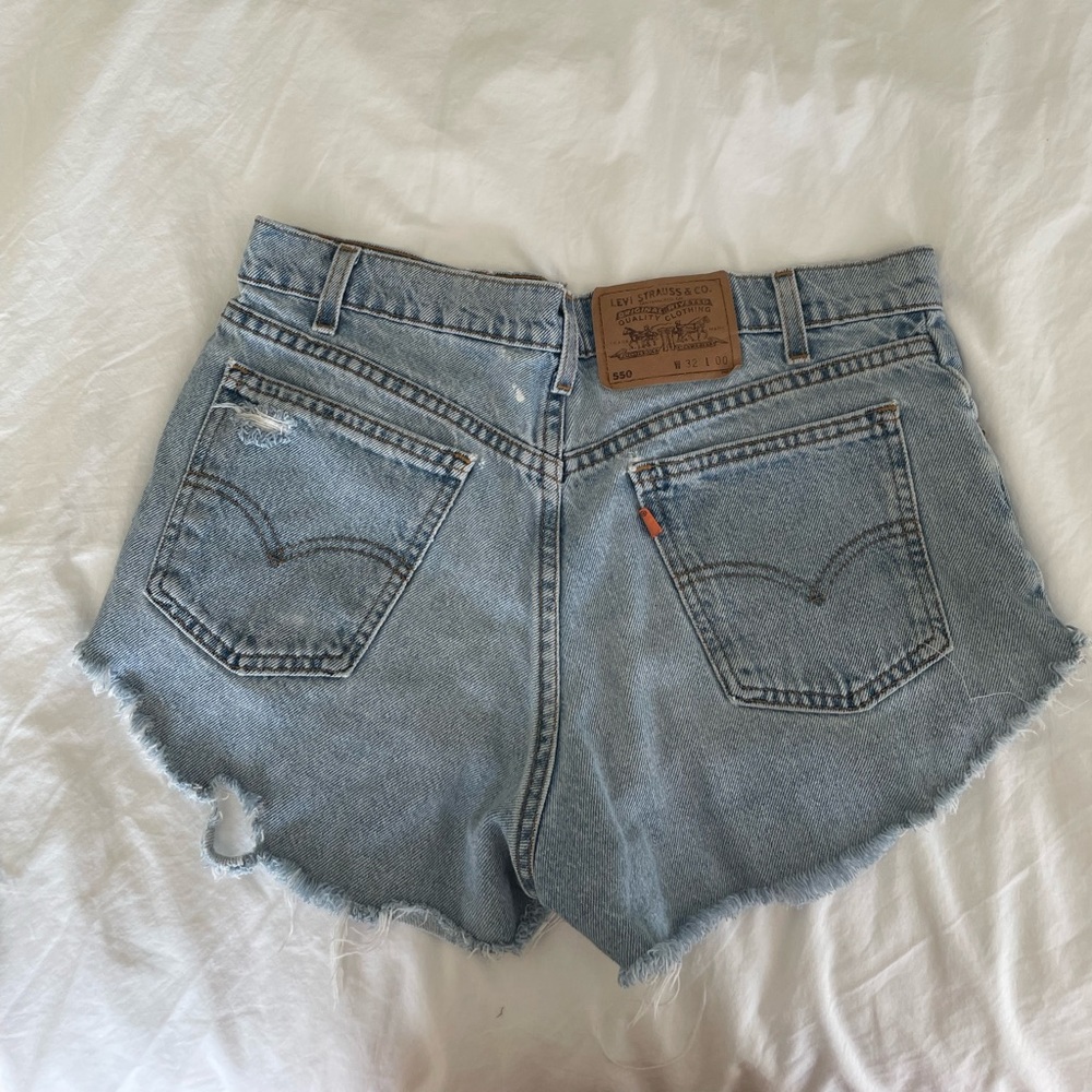 Vintage Levi’s High Waisted Jean Shorts